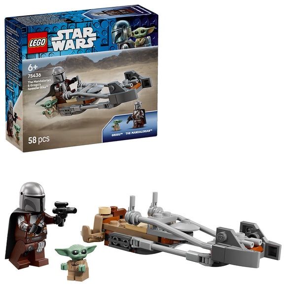 LEGO® Star Wars™ The Mandalorian & Grogu’s Speeder Bike™ 75436