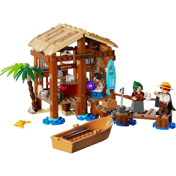 LEGO® ONE PIECE Windmill Village Hut Building Kit, Role-Play Pirate Toy 75636