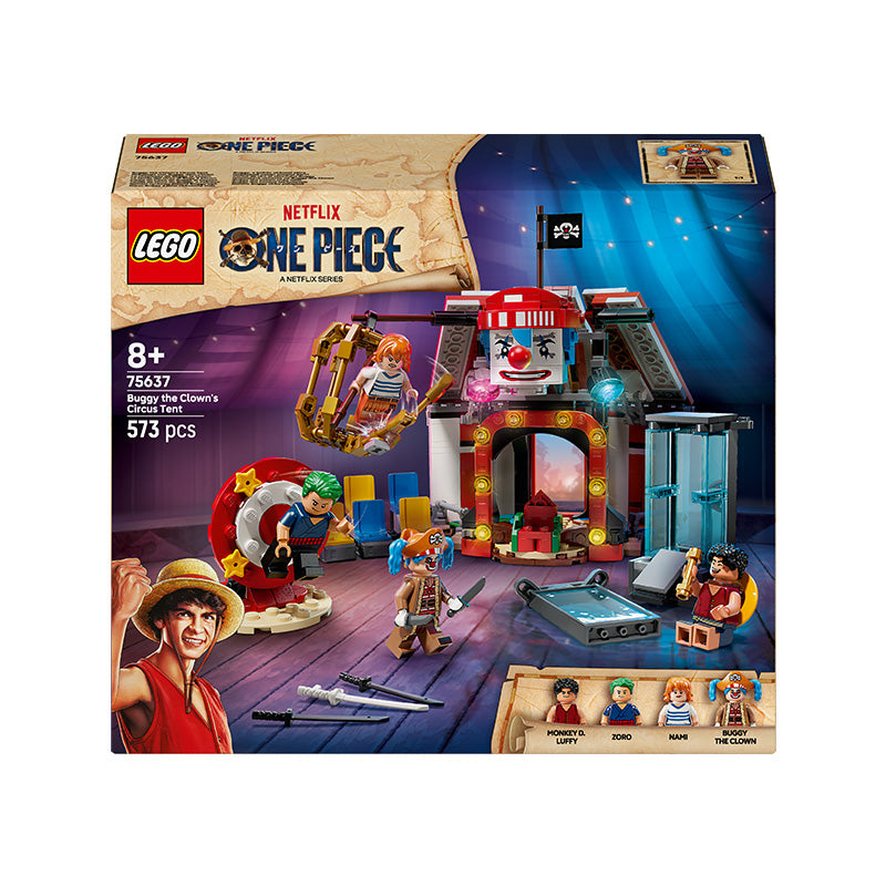 RIDEX 1-19 セット LEGO® ONE PIECE Buggy the Clown's Circus Tent Model Building Kit