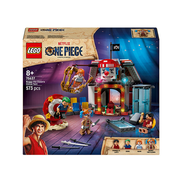 LEGO® ONE PIECE Buggy the Clown’s Circus Tent Model Building Kit 75637