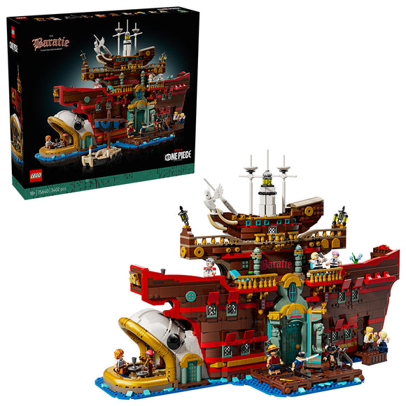 LEGO® ONE PIECE The Baratie Floating Restaurant, Anime Gift Model Kit 75640