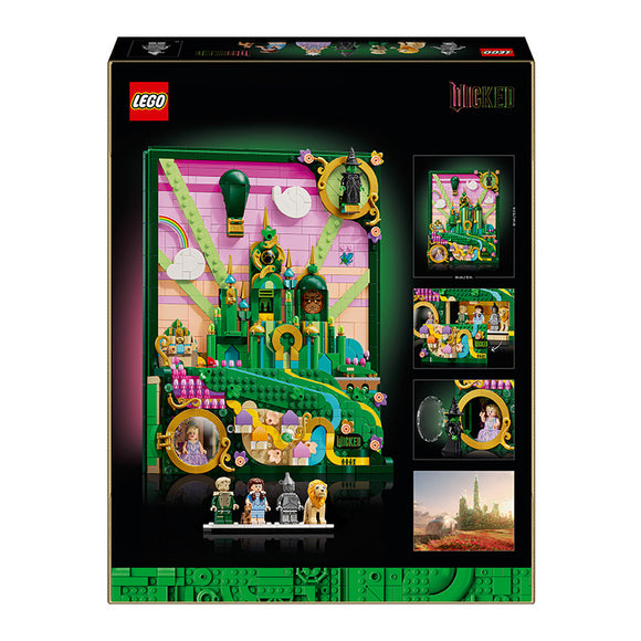 LEGO® Wicked Emerald City Wall Art Fantasy Decor Gift for Adults 75685