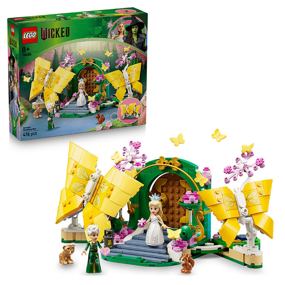 LEGO® Wicked Glinda’s Wedding Day Butterfly Toy for Kids’ Role Play 75688