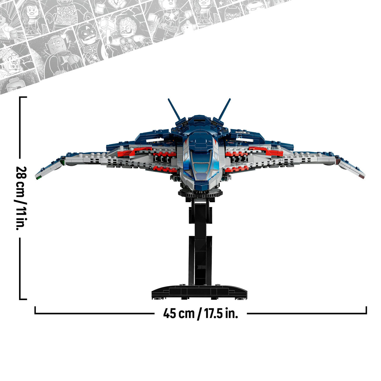 LEGO® ǀ Marvel Avengers: Age of Ultron Quinjet, Kids' Building Kit