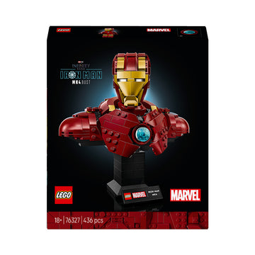 LEGO® ǀ Marvel Iron Man MK4 Bust, Buildable Model for Adults with Minifigure 76327