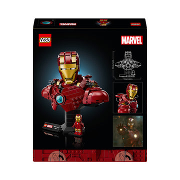LEGO® ǀ Marvel Iron Man MK4 Bust, Buildable Model for Adults with Minifigure 76327 - 0