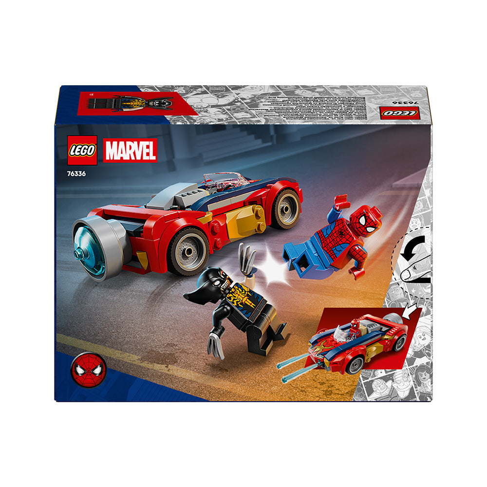 LEGO® ǀ Marvel Spider-Man Car vs. Venomized Wolverine Car Playset
