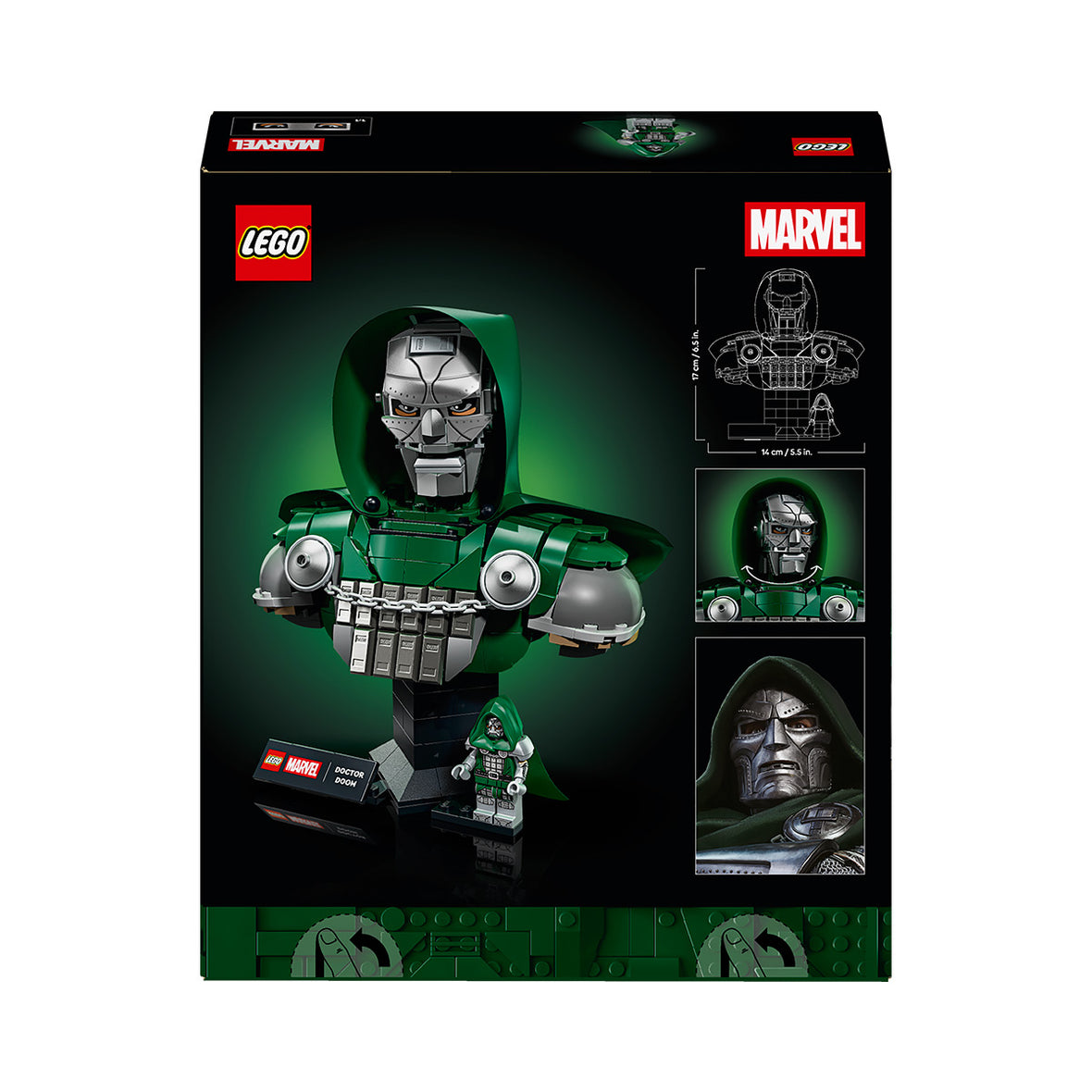 LEGO® ǀ Marvel Doctor Doom Bust Building Set 76345