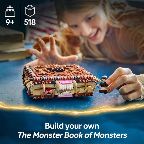 LEGO® Harry Potter™ Chomping Monster Book of Monsters, Wizard Toy 76449