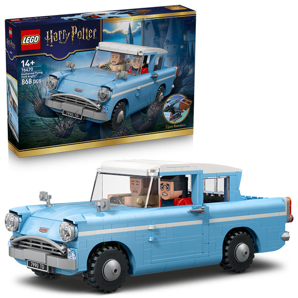 LEGO® Harry Potter™ Enchanted Flying Ford Anglia™ Car Toy Building Set 76470