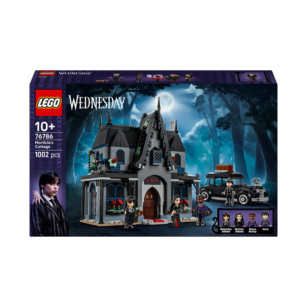 LEGO® Wednesday Morticia's Cottage Halloween Gift, Model Building