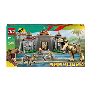 LEGO® Jurassic Park Visitor Center: T. rex & Raptor Attack 76961