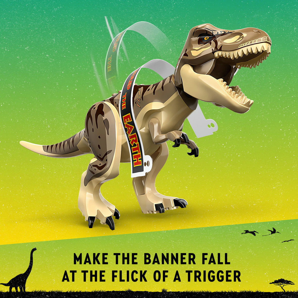 LEGO® Jurassic Park Visitor Center: T. rex & Raptor Attack 76961