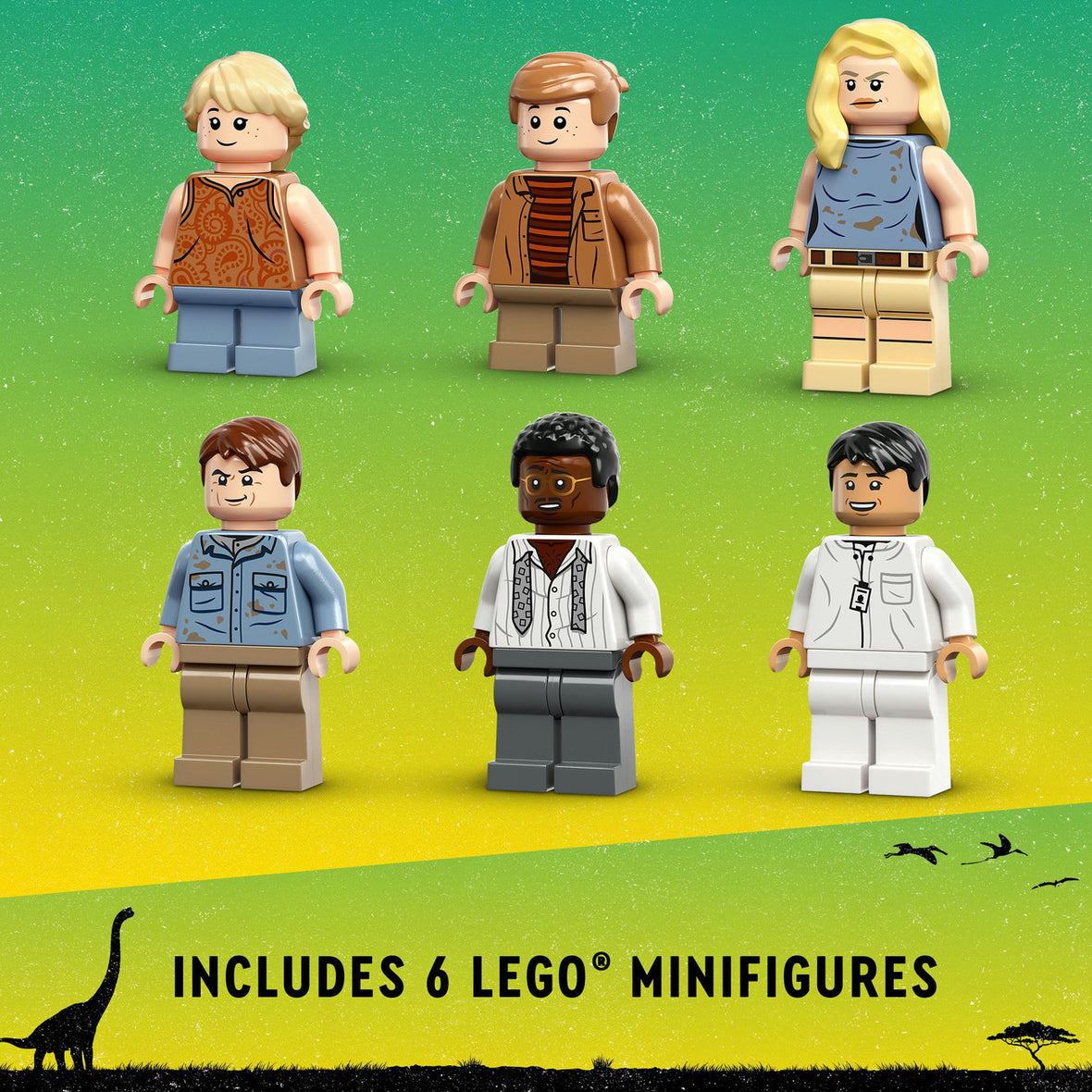 LEGO® Jurassic Park Visitor Center: T. rex & Raptor Attack 76961