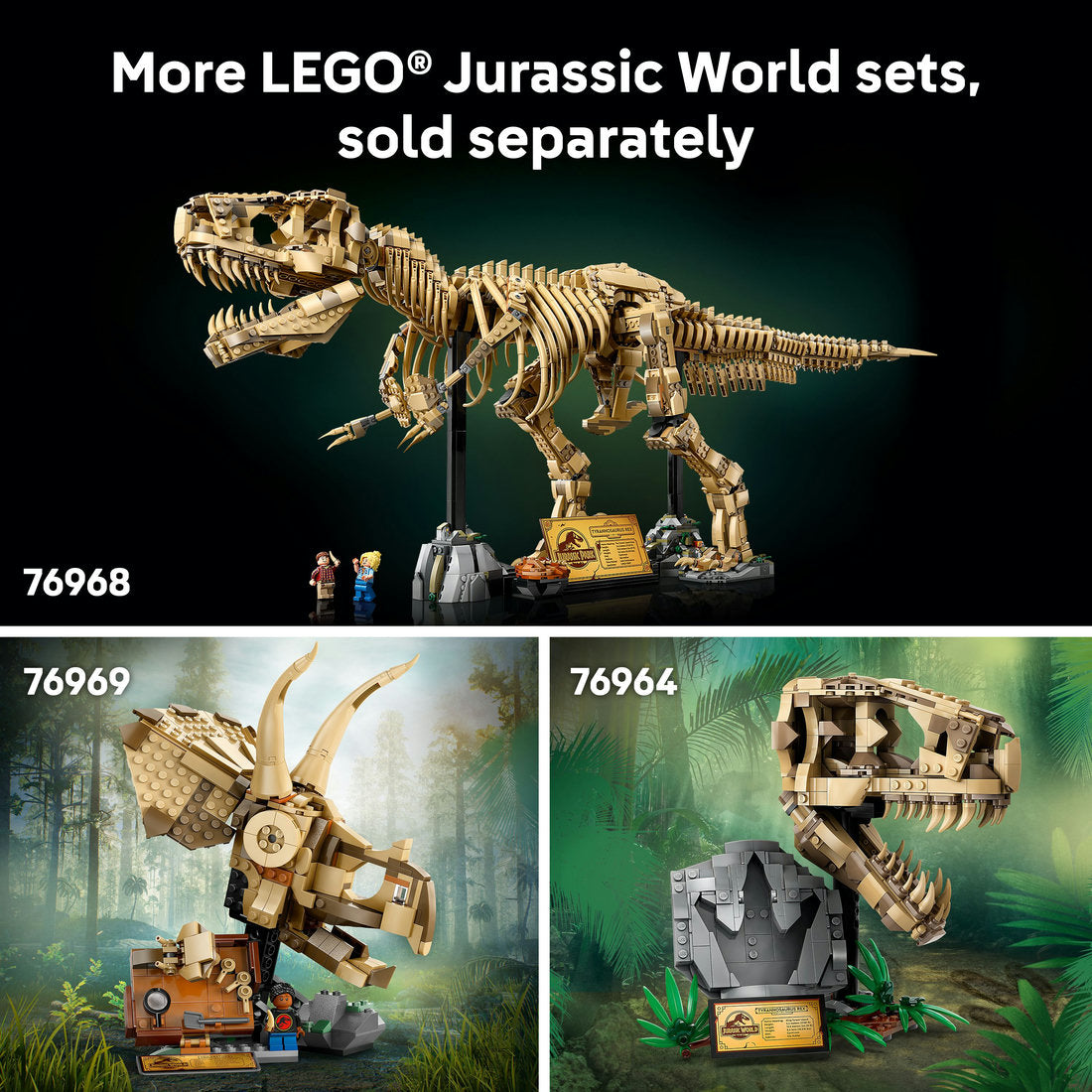 レコバ  海老鉈とシースセット LEGO® Jurassic World Dinosaur Fossils: Tyrannosaurus rex Model