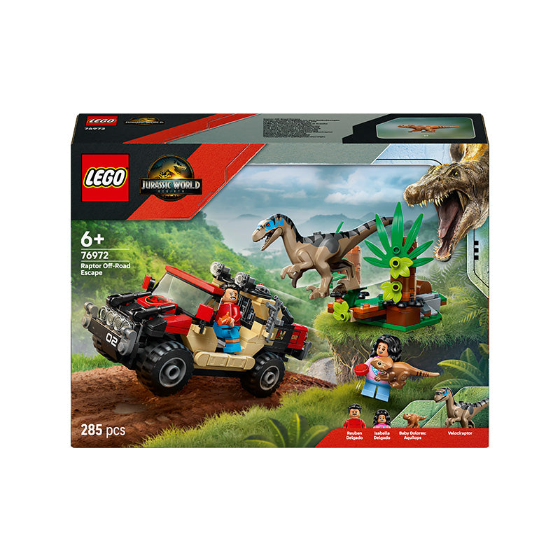 Lego Mini Raptor LEGO® Jurassic World Raptor Off-Road Escape Velociraptor Toy Dinosaur ...