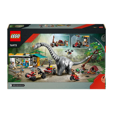 LEGO® Jurassic World Raptor & Titanosaurus Tracking Mission Dinosaur Toy 76973 - 0