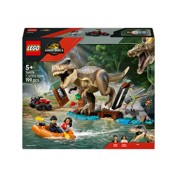 LEGO® Jurassic World T. rex River Escape Dinosaur Figure Building