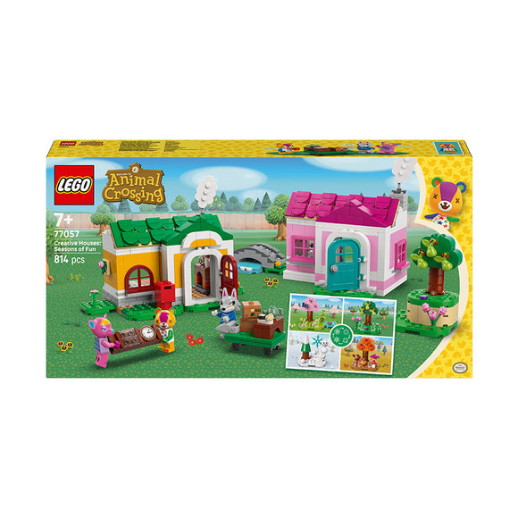LEGO® Animal Crossing™ Creative Houses: Seasons of Fun Building Set 77057