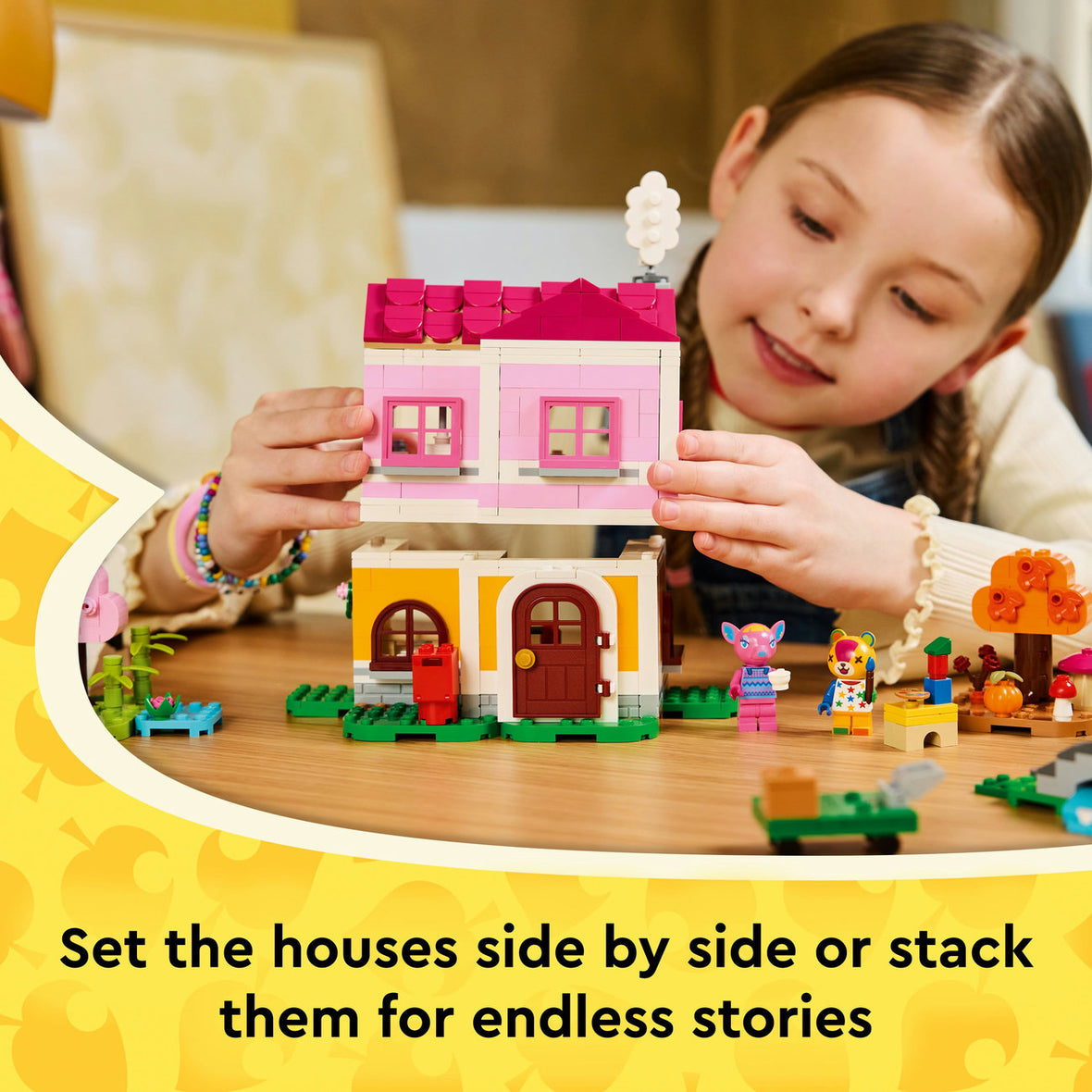LEGO® Animal Crossing™ Creative Houses: Seasons of Fun Building Set 77057