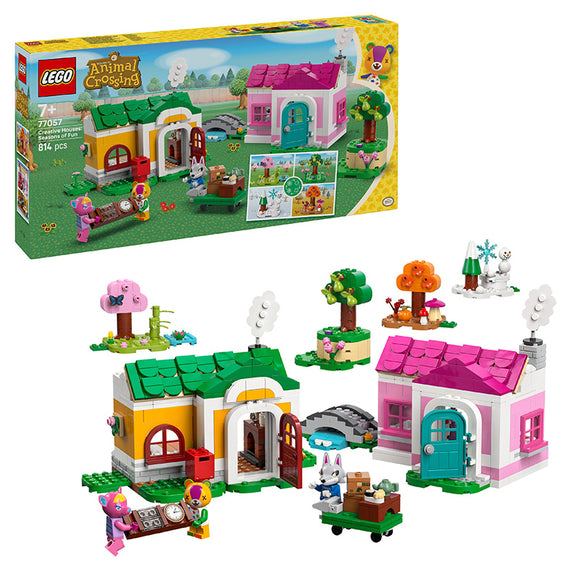 LEGO® Animal Crossing™ Creative Houses: Seasons of Fun Building Set 77057