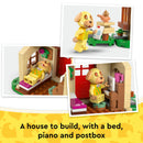 LEGO® Animal Crossing™ Goldie’s Cosy House Building Playset 77058-7