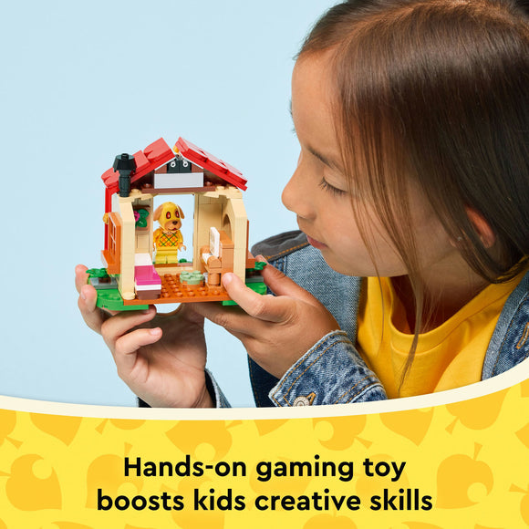 LEGO® Animal Crossing™ Goldie’s Cosy House Building Playset 77058