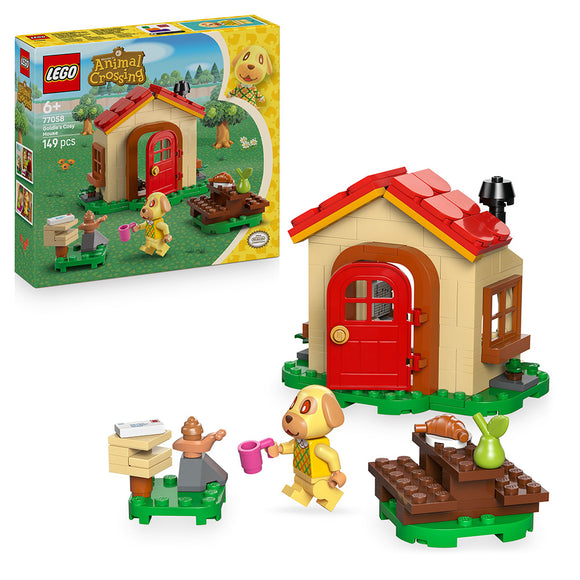 LEGO® Animal Crossing™ Goldie’s Cosy House Building Playset 77058