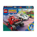 LEGO® Sonic the Hedgehog™ Silver’s Car vs. Knuckles’ Monster Truck Building Toy 77118-1