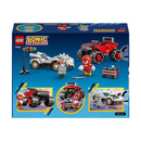LEGO® Sonic the Hedgehog™ Silver’s Car vs. Knuckles’ Monster Truck Building Toy 77118-2