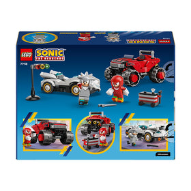 LEGO® Sonic the Hedgehog™ Silver’s Car vs. Knuckles’ Monster Truck Building Toy 77118 - 0