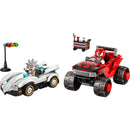 LEGO® Sonic the Hedgehog™ Silver’s Car vs. Knuckles’ Monster Truck Building Toy 77118-3