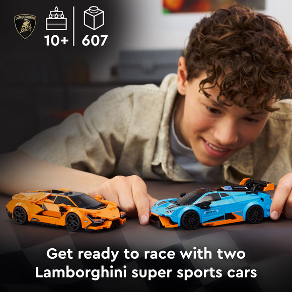 LEGO® Speed Champions Lamborghini Revuelto & Huracán STO 77238