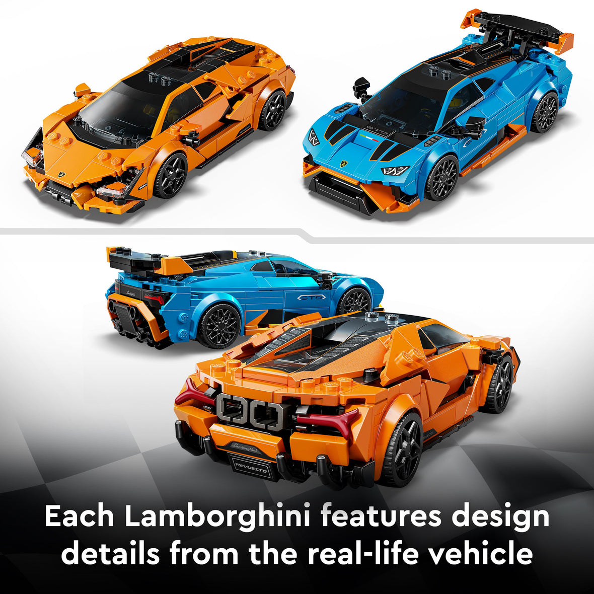 LEGO® Speed Champions Lamborghini Revuelto & Huracán STO 77238 | Import ...