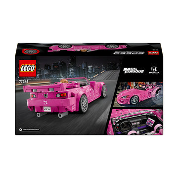 LEGO® Speed Champions 2 Fast 2 Furious Honda S2000 Pink Car Toy 77241 - 0