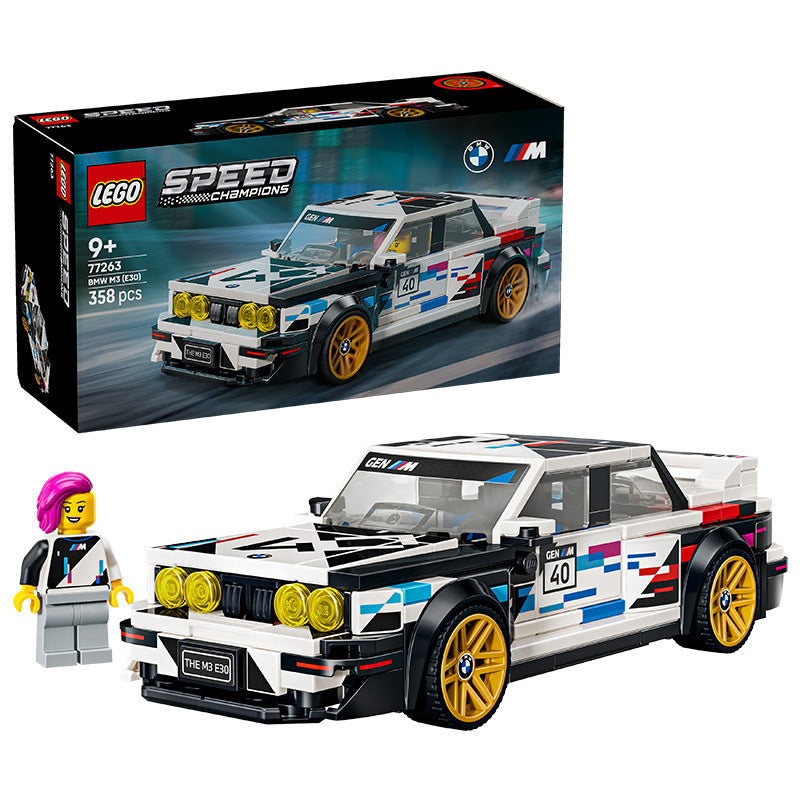 LEGO® Speed Champions BMW M3 (E30) Toy Car Kit 77263 | Import A Toy