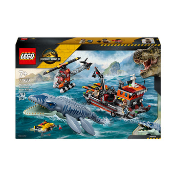 LEGO® Jurassic World Mosasaurus Dinosaur Boat Attack Toy 77983