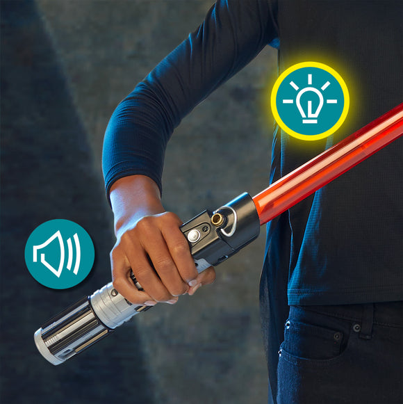 STAR WARS Lightsaber Forge Darth Vader Electronic Extendable Red Lightsaber
