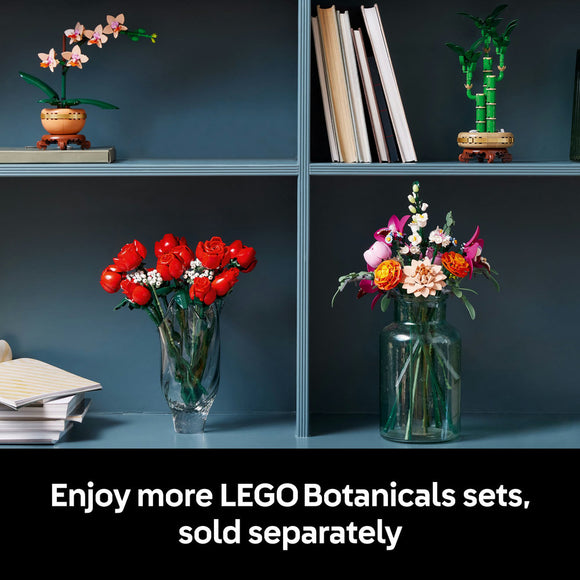 LEGO® ICONS Botanicals Pretty Pink Flower Bouquet Decor Set 10342