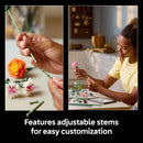 LEGO® ICONS Botanicals Pretty Pink Flower Bouquet Decor Set 10342-6