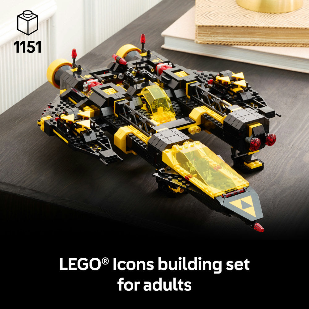 LEGO® Icons Blacktron Renegade Spaceship Model Building Kit 10355