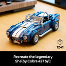 LEGO® ICONS Shelby Cobra 427 S/C Collectible Model Car Kit for Adults 10357-4