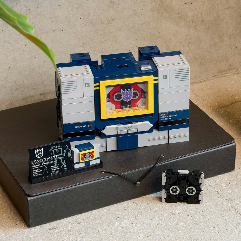 LEGO® Icons Transformers: Soundwave Model Kit Building Set for Adults 10358