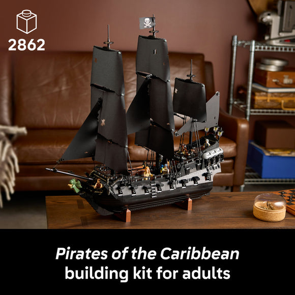 LEGO® ICONS Captain Jack Sparrow’s Pirate Ship, Building Kit for Adults 10365