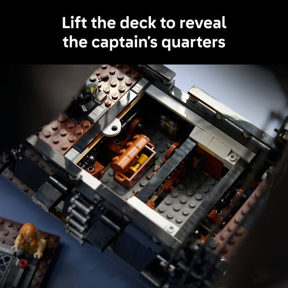 LEGO® ICONS Captain Jack Sparrow’s Pirate Ship, Building Kit for Adults 10365