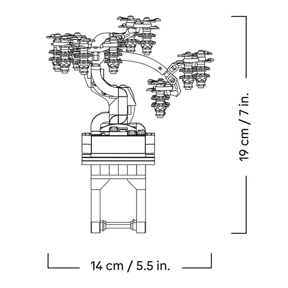 LEGO® Botanicals Mini Bonsai Trees Plant Decor for Adults 10373
