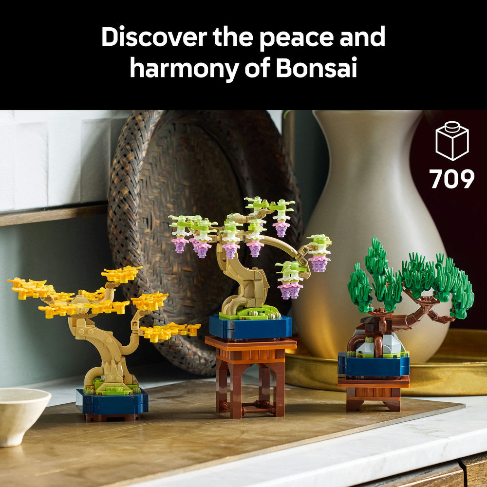 LEGO® Botanicals Mini Bonsai Trees Plant Decor for Adults 10373