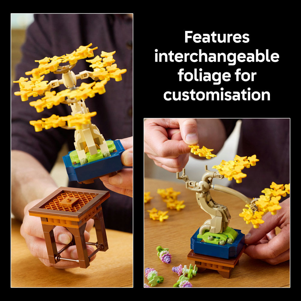 LEGO® Botanicals Mini Bonsai Trees Plant Decor for Adults 10373