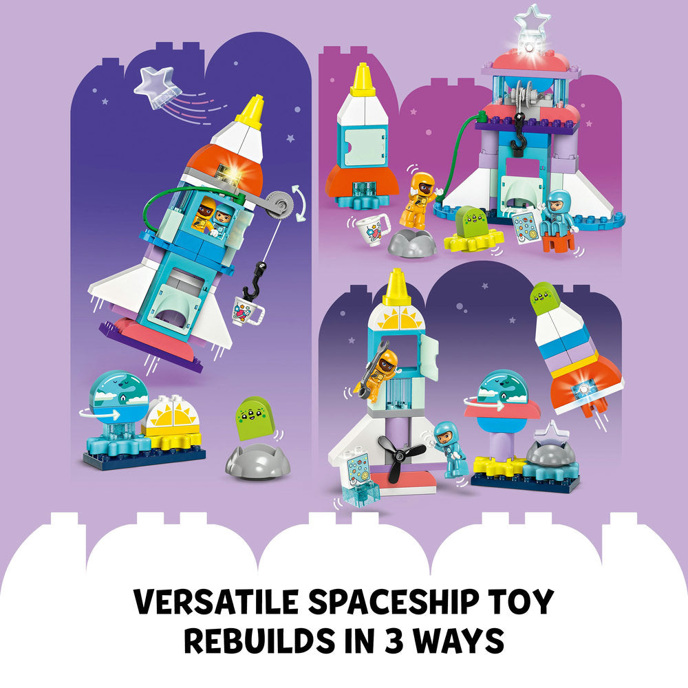 LEGO® DUPLO® 3in1 Space Shuttle Adventure Toy 10422