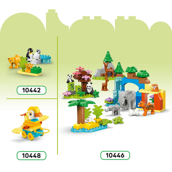 LEGO® DUPLO® Town 3in1 Dinosaurs on Wheels Learn-Through-Play Toddler Toy 10451